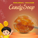 RIMURIMU Handmade Kids Orange Candy Natural Soap