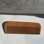 Natural Peach Wood Classic (Floral Design 1) comb