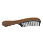 Handmade Sandalwood Ox Horn Teeth Handle Comb