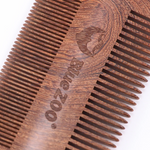 Sandalwood Men Beard Hair Comb - Oak