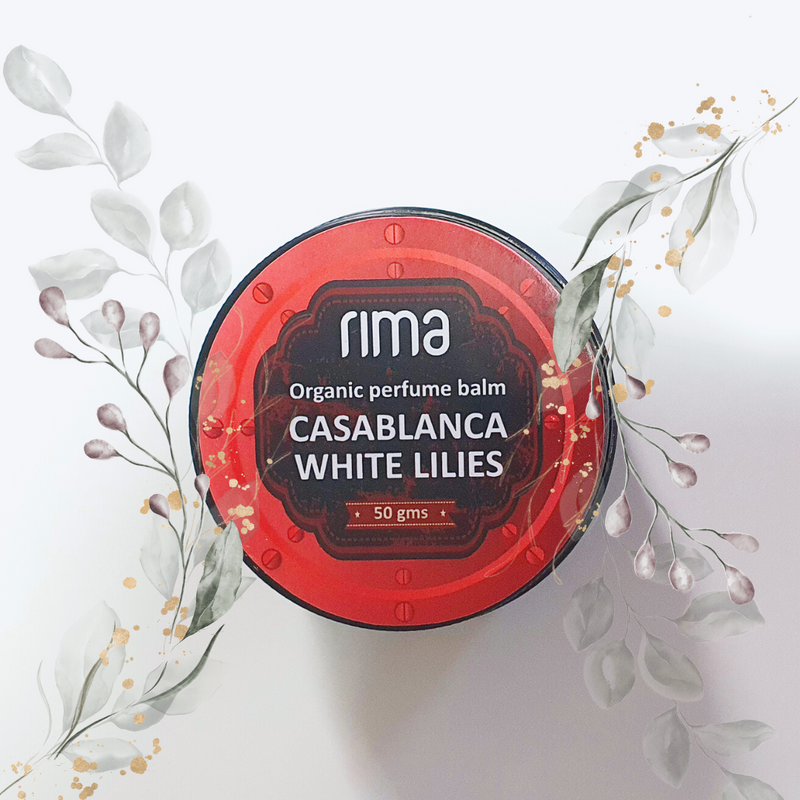 RIMA Casablanca White Lilies Perfume Balm - 50 gms