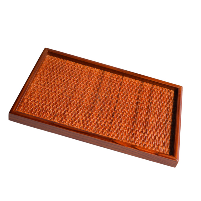 18x18 cms Japanese-style Rattan Woven Tray