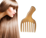 Sandalwood Hair Straightener and Massage Shampoo Brush Hair Extension Comb