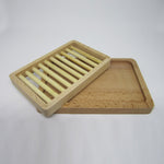 Natural Bamboo Soap Tray - Conveyer Belt