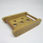 Natural Bamboo Soap Container - Cradle Dots