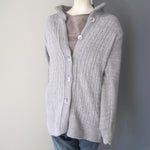 Wool Cardigans for Women - Grey