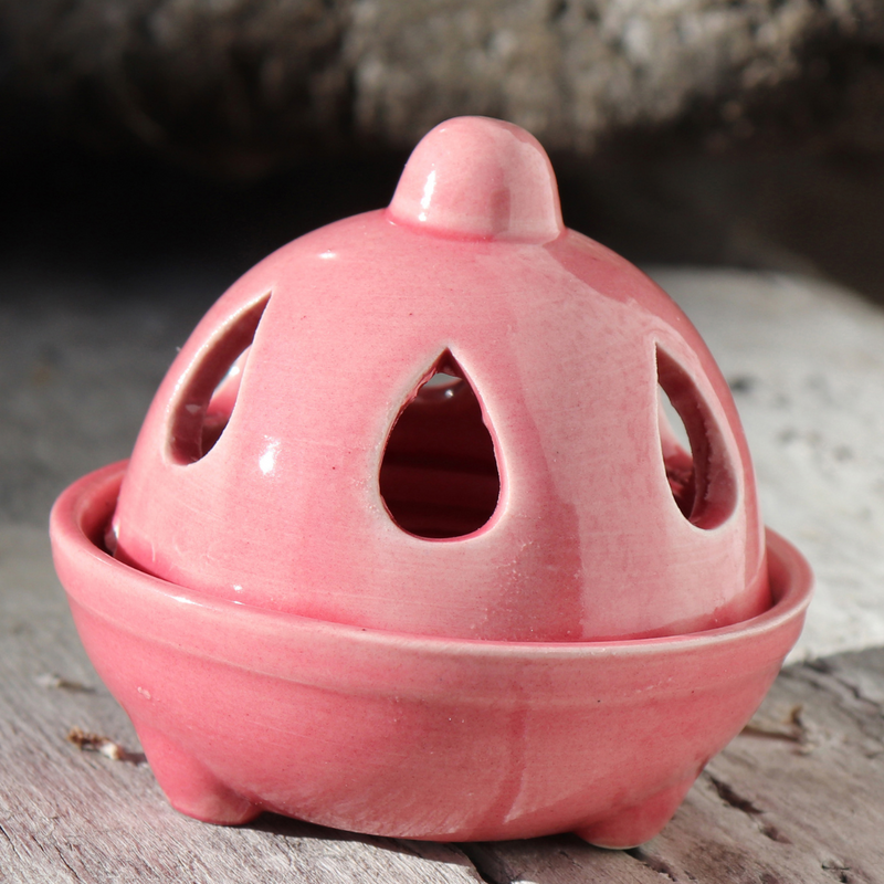 Ceramic Incense Holder - PINK