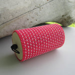 Unique Cylinder Jewelry Bamboo Storage Box - Pink