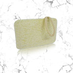 Natural Bath Loofah RECTANGLE Body Scrubber with grip