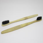 Bamboo Tooth brush with charcoal bristles (BPA free)