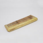 Neemwood (Azadirachta indica) pocket-sized travel - HANDY comb - 100 mm