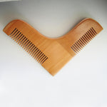 Sandalwood Two-Way Beard Comb