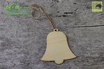 Christmas Tree Hanging Wooden Ornaments - Bell