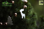 Christmas Tree Hanging Wooden Ornaments - Jumping Deer