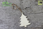 Christmas Tree Hanging Wooden Ornaments - Christmas Tree
