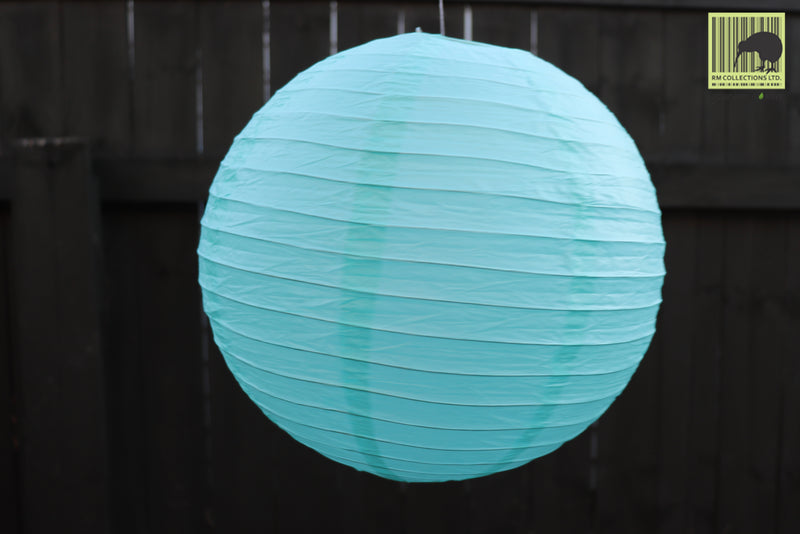 Decorative Paper Lanterns - Sea Green