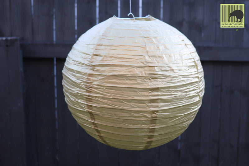 Decorative Paper Lanterns - Gold
