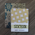 Handmade Birthday card - 16 Birthday greeting card
