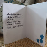 Handmade Birthday card - 30th Birthday greeting card