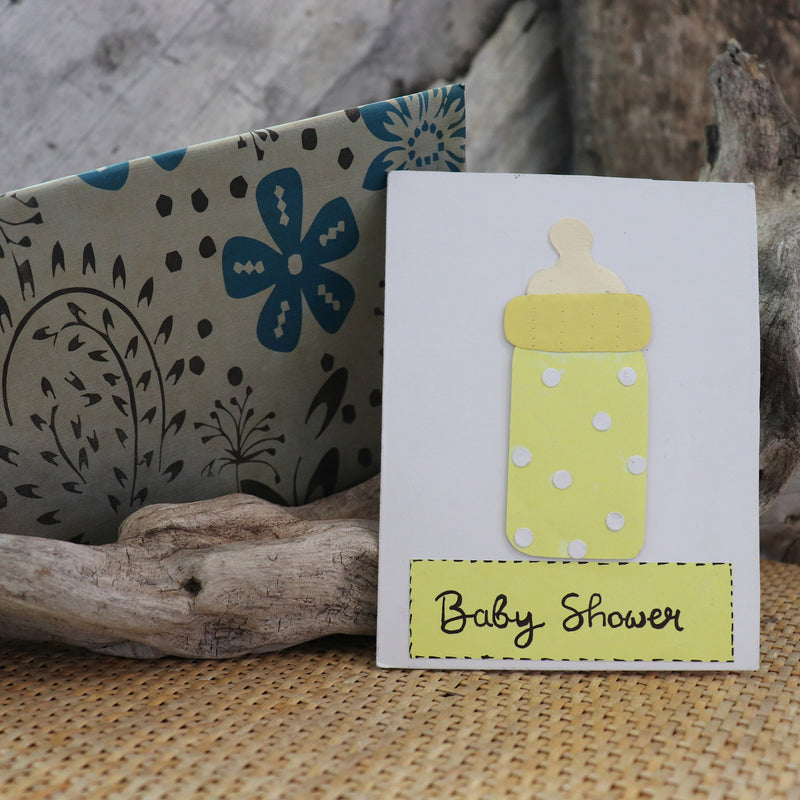 Handmade Baby Shower card - Baby Shower greeting