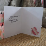 Handmade Baby Shower card - Welcome Baby greeting