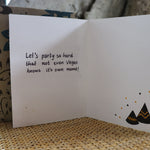 Handmade Celebrations Card - Lets Party Greeting Card