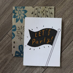Handmade Celebrations Card - Lets Party Greeting Card