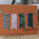 Handmade Celebrations Card - Congratulations Greeting Card
