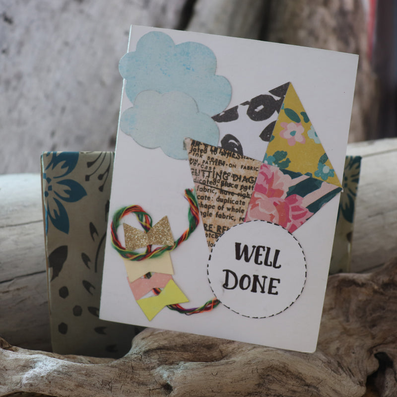 Handmade Celebrations Card - Well Done Greeting Card