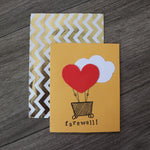 Handmade Corporate card - Farewell greeting card 1