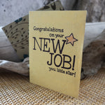 Handmade Corporate card - New Job greeting card 2