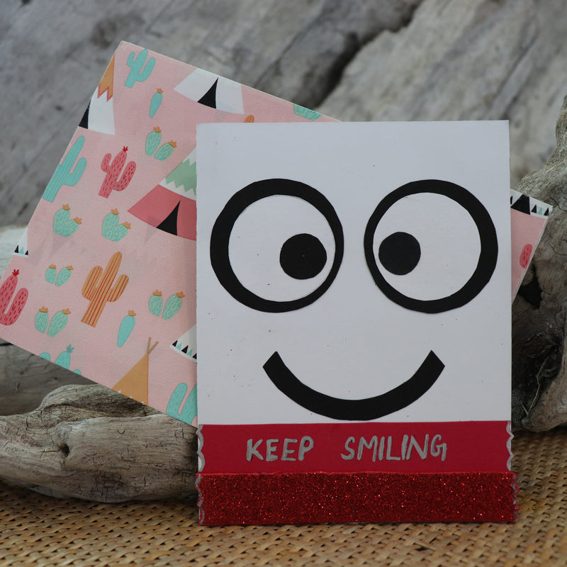 Handmade Expressions card - Keep Smiling greeting card 6