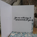 Handmade Expressions card - You Are A Gem - Thank You greeting card 8