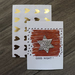Handmade Expressions card - Good Night greeting card