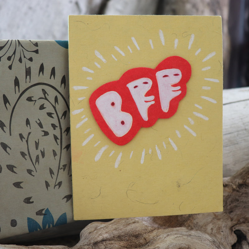 Handmade Expressions card - Best Friends Forever greeting card 17