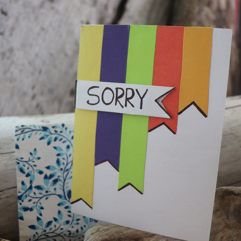 Handmade Expressions card - I Am Sorry greeting card 9