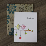 Handmade Feelings card - Be With Me greeting card