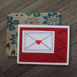 Handmade Feelings card - I Miss You greeting card