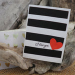 Handmade Feelings card - Kiss You greeting card