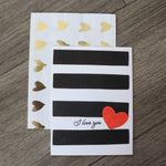 Handmade Feelings card - Kiss You greeting card