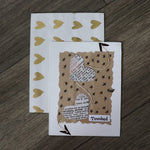 Handmade Feelings card - Touched greeting card