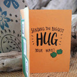 Handmade Feelings card - Hug greeting card