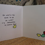 Handmade Feelings card - Cute greeting card