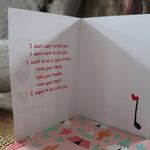 Handmade Feelings card - Be Mine greeting card