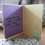 Handmade Relationships card for Mom - Whaley love for Mom