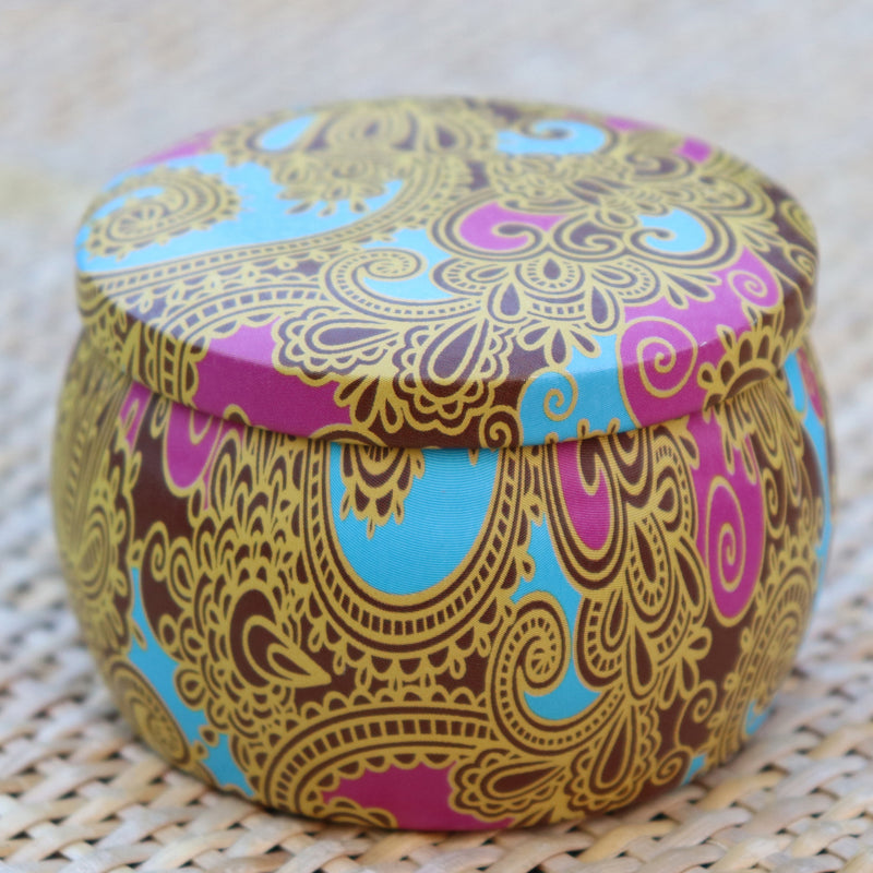 Recyclable Persian Henna Design Iron Box