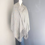 Pashmina Grey and Yellow Striped Stole