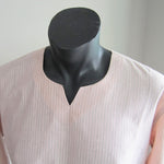 Pink stripe full sleeve 100% cotton summer shirts