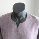 Dark Purple full sleeve 100% cotton summer shirts