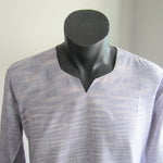 Mauve full sleeve 100% cotton summer shirts